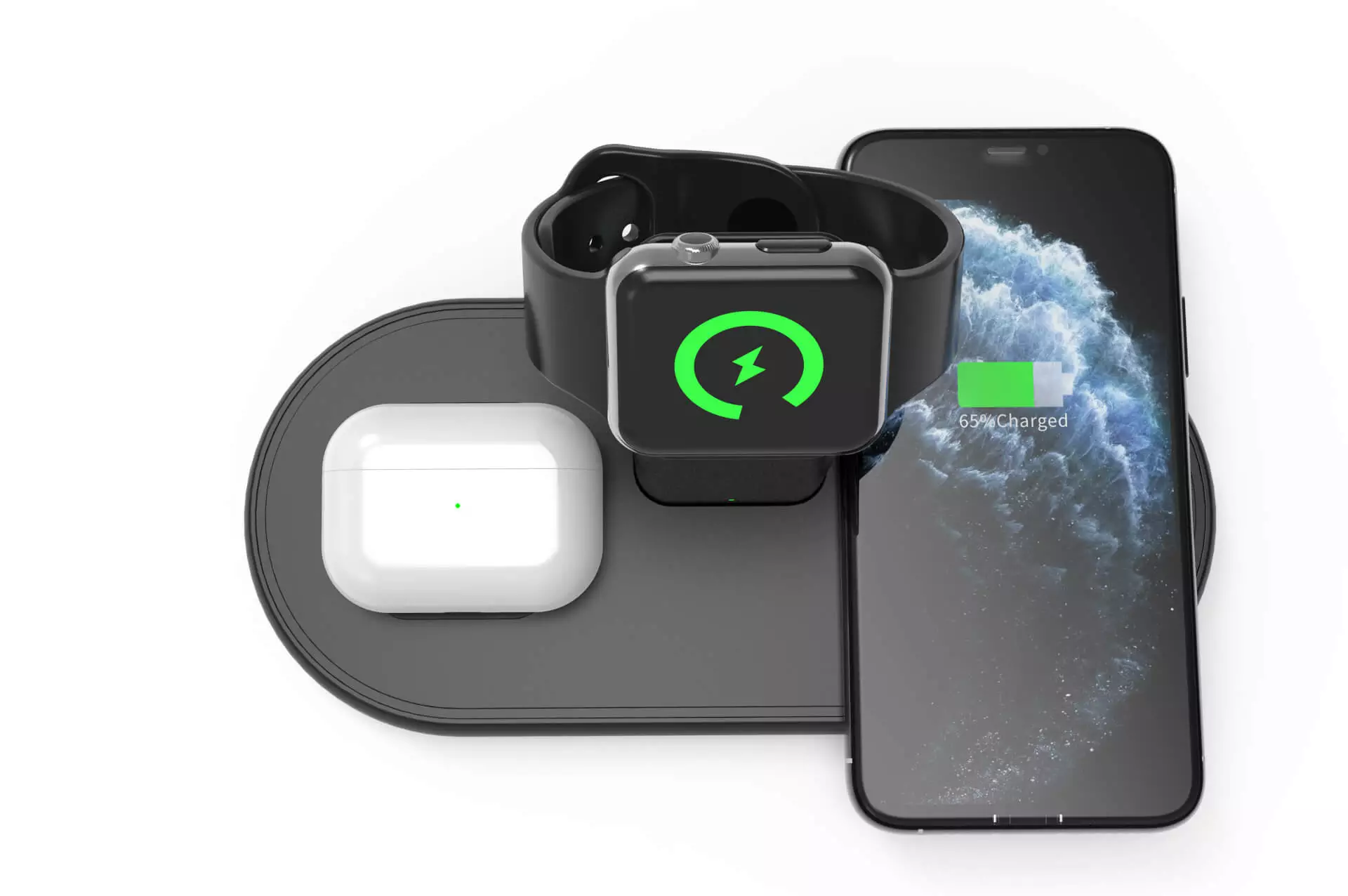 Q100 Multifunction wireless chargers 3in1 
